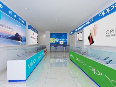 现代数码店3D模型下载